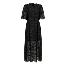 CO`COUTURE KJOLE, LETICC LACE MAXI DRESS, BLACK