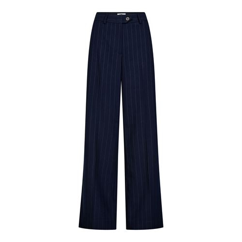 CO`COUTURE BUKSER, GABIECC PIN WIDE PANT, NAVY