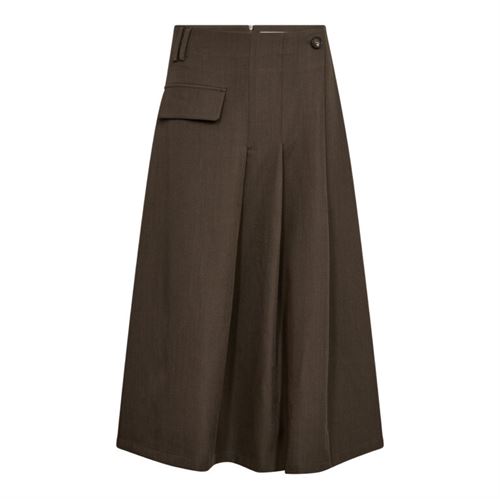 CO`COUTURE NEDERDEL, LUNACC LONG SKIRT, DUSTY ARMY