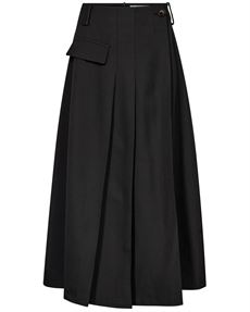 CO`COUTURE NEDERDEL, LUNACC LONG SKIRT, BLACK