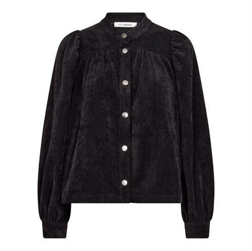 CO`COUTURE SKJORTE, DAISYCC CORD SHIRT, BLACK