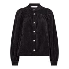 CO`COUTURE SKJORTE, DAISYCC CORD SHIRT, BLACK