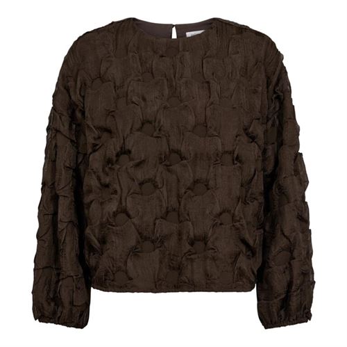 CO`COUTURE BLUSE, FERONCC STRUCTURE BLOUSE, BISON