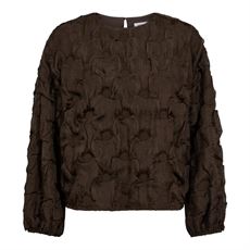 CO`COUTURE BLUSE, FERONCC STRUCTURE BLOUSE, BISON
