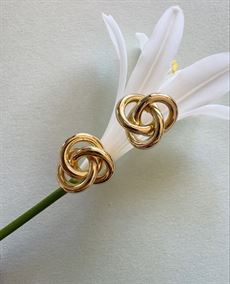 FRIIHOF SIIG ØRERINGE, KNOT EARSTICK, GULDBELAGT