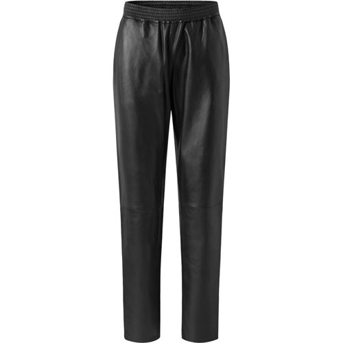 DEPECHE LÆDERBUKS, BELLE DEP PANTS, BLACK