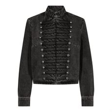 CO`COUTURE JAKKE, JACECC DENIM OFFICER JACKET, BLACK