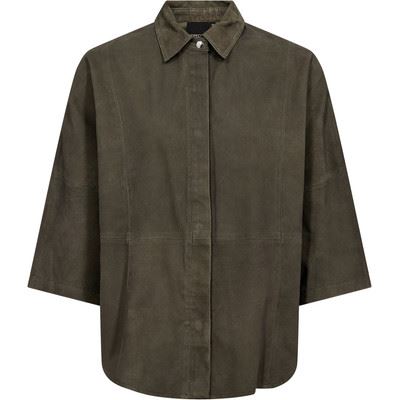 DEPECHE RUSKINDSKJORTE, TENNA DEP SHIRT, KHAKI