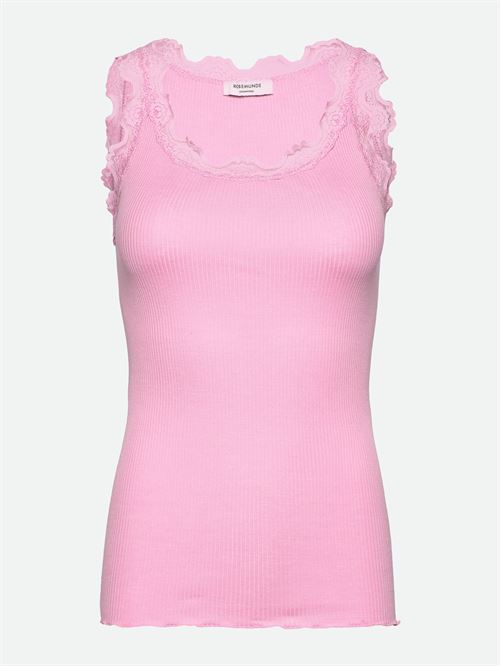 ROSEMUNDE TOP, RWBABETTE SL U-NECK LONG LACE TOP, PRISM PINK