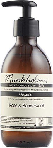MUNKHOLM FLYDENDE SÆBE ORGANIC, ROSE & SANDELWOOD, 250 ML