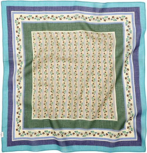 BECK SÖNDERGAARD TØRKLÆDE, ELYRIA COTTA SCARF, PINENEEDLE GREEN 