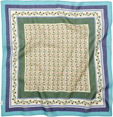 BECK SÖNDERGAARD TØRKLÆDE, ELYRIA COTTA SCARF, PINENEEDLE GREEN 