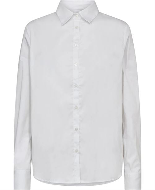 MOS MOSH SKJORTE, MMARTINA LINEN SHIRT, WHITE