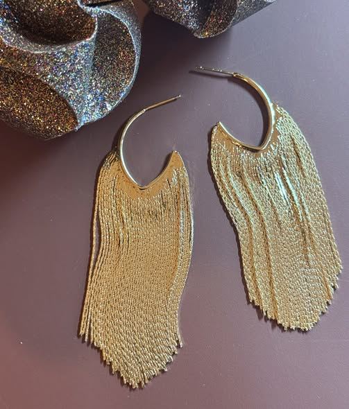 FRIIHOF SIIG ØRERINGE, TREASURA EARRING, GULDBELAGT