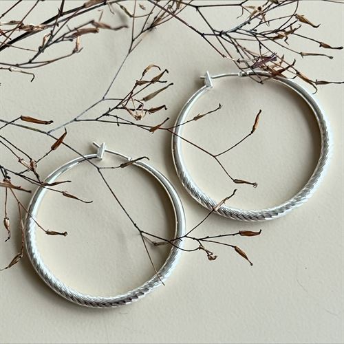 FRIIHOF SIIG ØRERINGE, ALLISON  HOOPS, SØLVBELAGT