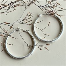 FRIIHOF SIIG ØRERINGE, ALLISON  HOOPS, SØLVBELAGT