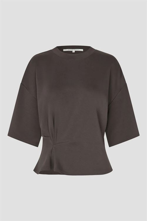SECOND FEMALE T-SHIRT, MISSOURI TEE, DARK BROWN MELANGE