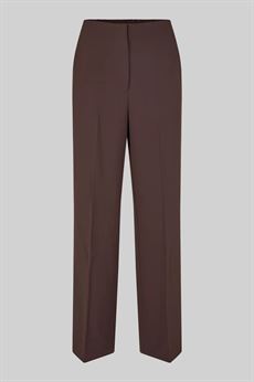 SECOND FEMALE BUKSER, FIQUE CLASSIC TROUSERS, CHOCOLATE PLUM
