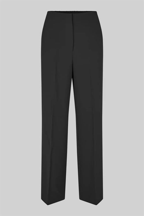 SECOND FEMALE BUKSER, FIQUE CLASSIC TROUSERS, BLACK