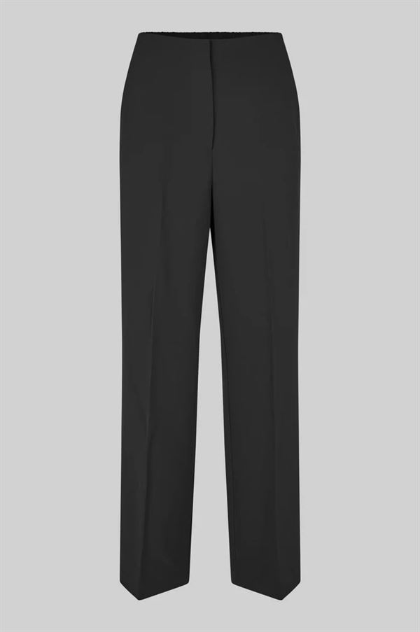 SECOND FEMALE BUKSER, FIQUE CLASSIC TROUSERS, BLACK