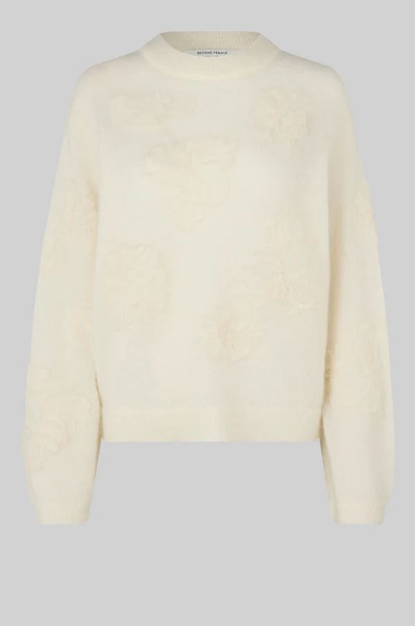 SECOND FEMALE STRIK, BELLAROSE KNIT O-NECK, TOFU
