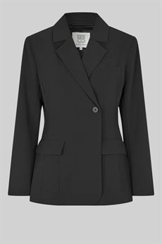 SECOND FEMALE BLAZER, FIQUE FITTED BLAZER, BLACK