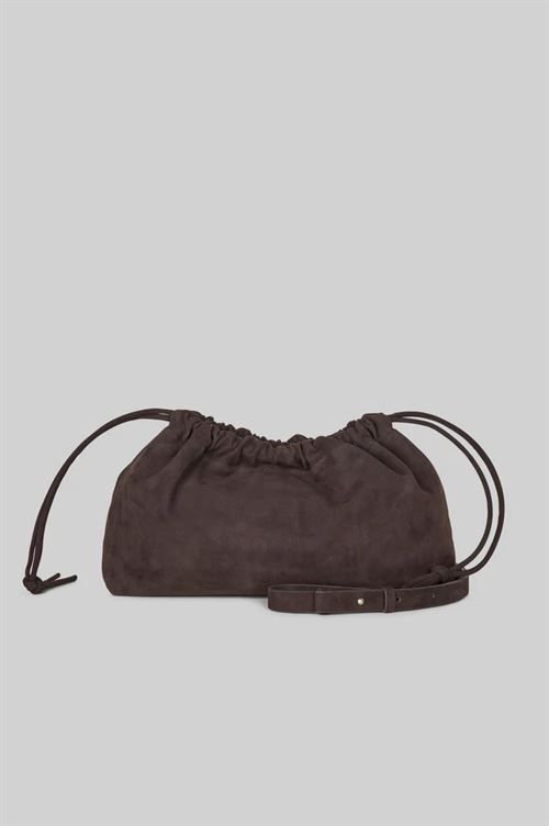 SECOND FEMALE TASKE, SUEDE LEATHER BAG, DELICIOSO
