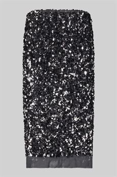 SECOND FEMALE NEDERDEL, SHINY SKIRT, GUNGREY METAL