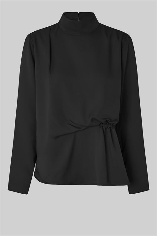 SECOND FEMALE BLUSE, GLARA BLOUSE, BLACK