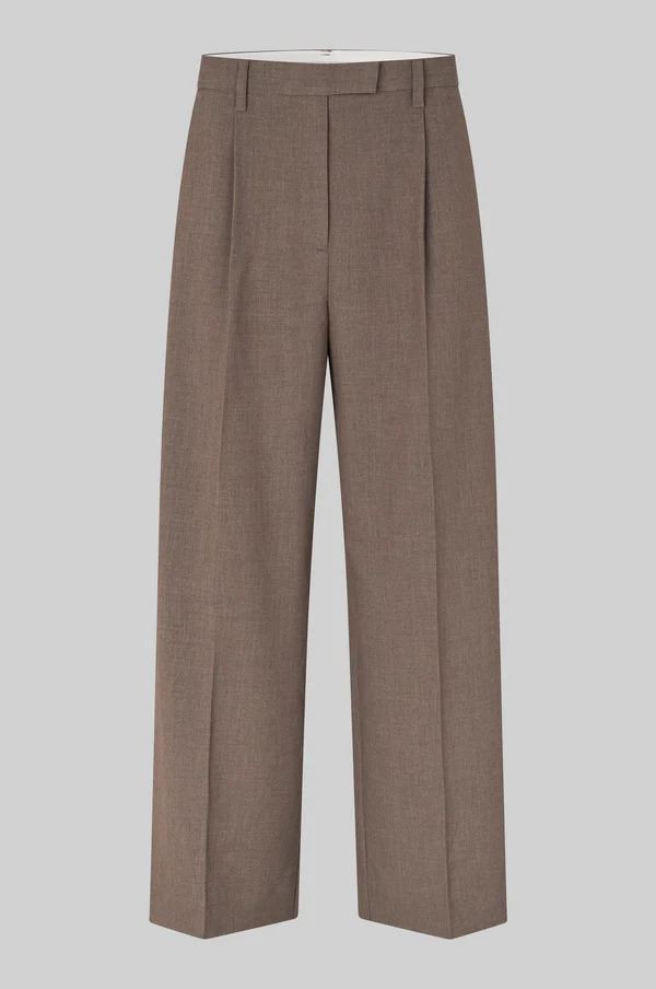 SECOND FEMALE BUKSER, DAKOTA TROUSERS, MID BROWN MEL