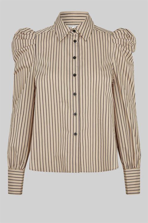 SECOND FEMALE SKJORTE, SERINA SLIM SHIRT, CAMEL