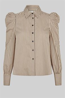 SECOND FEMALE SKJORTE, SERINA SLIM SHIRT, CAMEL