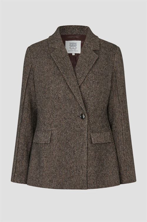 SECOND FEMALE BLAZER, EMIL NEW FITTED BLAZER, DEMITASSE