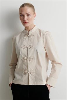 SECOND FEMALE BLUSE, CIRCOLO SHIRT, PUMICE STONE