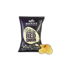 MACKIE`S RIDGE CUT CARAMELISED RED ONION CHIPS, 40 GR