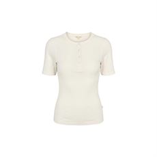 ESMÉ STUDIOS T-SHIRT, ESELINA SS TOP GOTS, WHITE