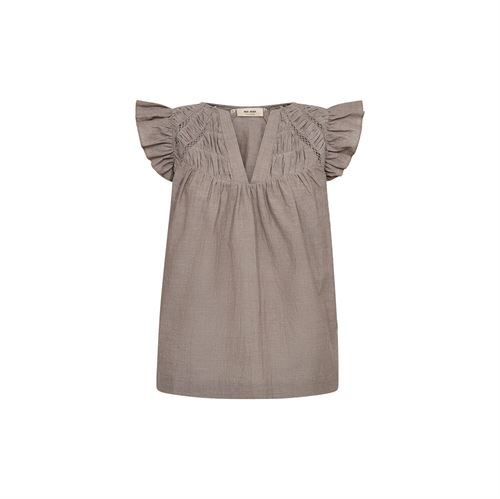 MOS MOSH BLUSE, MMWODA IZHA BLOUSE, CHOCOLATE CHIP