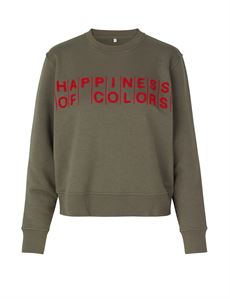 HOC COPENHAGEN SWEAT HAPPINESS OF COLORS, ARMY