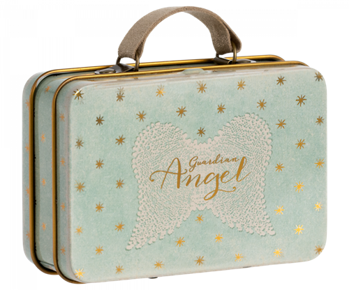 MAILEG SUITCASE, METAL, ANGEL