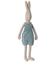 MAILEG HARE, HARE STØRRELSE 4, STRIK OVERALL, LYSEBLÅ