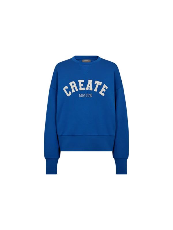 MOS MOSH SWEATSHIRT, MMCELLI SWEATSHIRT, BLUE LOLITE