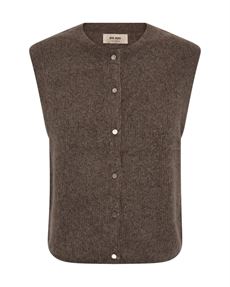 MOS MOSH VEST, MMALMINE THORA KNIT VEST, FALCON