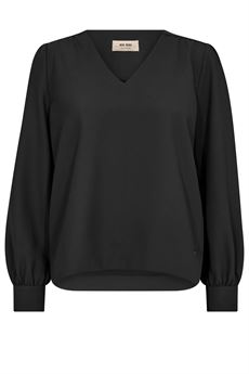 MOS MOSH BLUSE, MMKYLIE MILEY BLOUSE, BLACK
