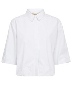 MOS MOSH SKJORTE, MMMAXIME NYLAH SHIRT, BRIGHT WHITE