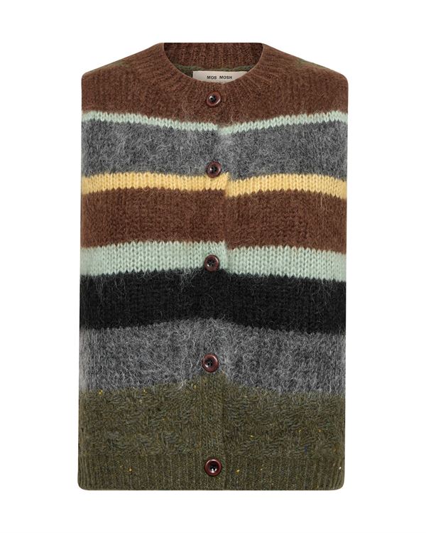 MOS MOSH VEST, MMESIT KNIT VEST, ROSIN