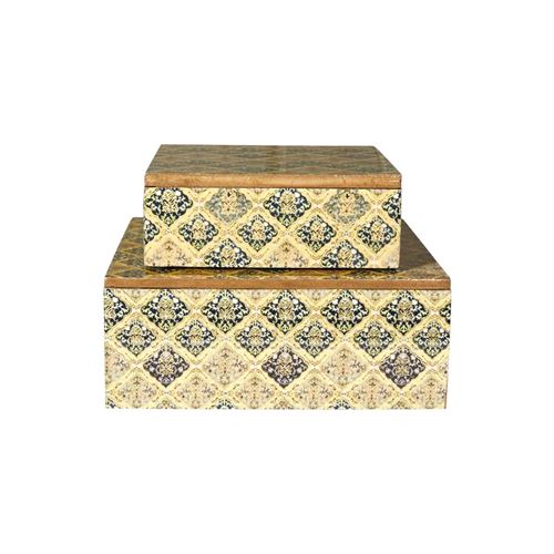 SPEEDTSBERG ÆSKESÆT, ORNAMENT, MIX FARVER