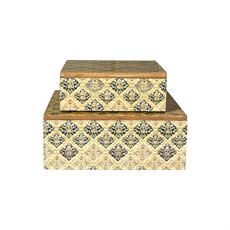 SPEEDTSBERG ÆSKESÆT, ORNAMENT, MIX FARVER