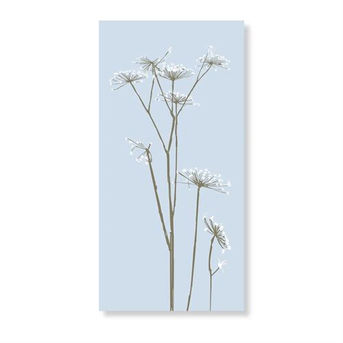 SPEEDTSBERG SERVIET, L. BLUE/WHITE