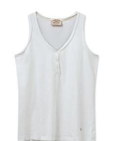 MOS MOSH TOP, MMASTIN BASIC TANK TOP, WHITE