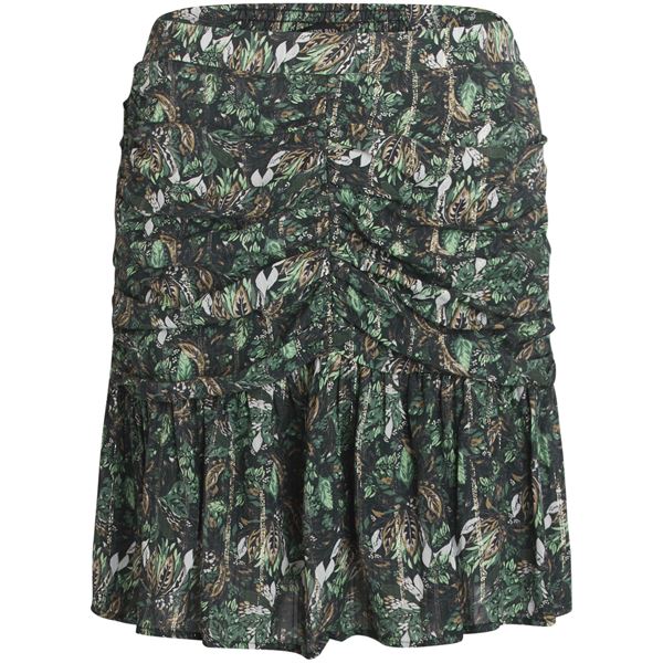 BRUUNS BAZAAR NEDERDEL, HASSEL ALFEO SKIRT SHORTS, DARK FLORAL PRINT